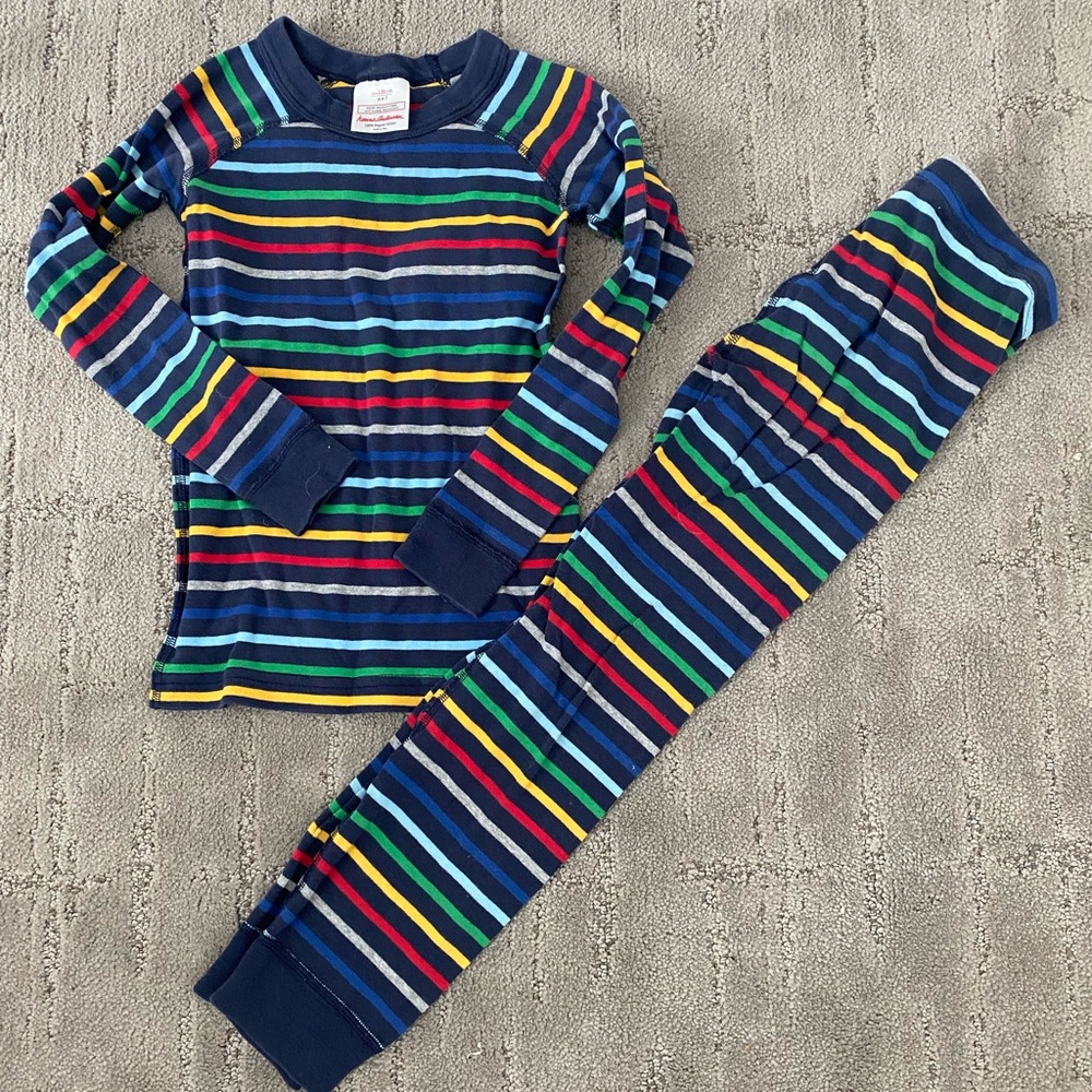 Hanna Andersson long John pajamas size 120 (6/7)